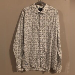 John Lennon Musical Notes 🎶 Button Down Shirt